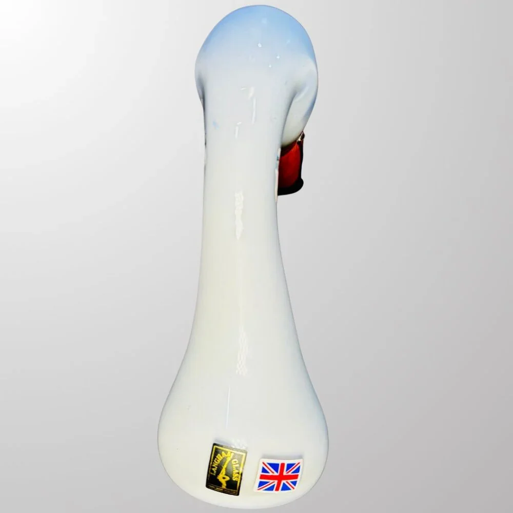 Langham Glass England Hand Painted Swan - Picture 4 of 13